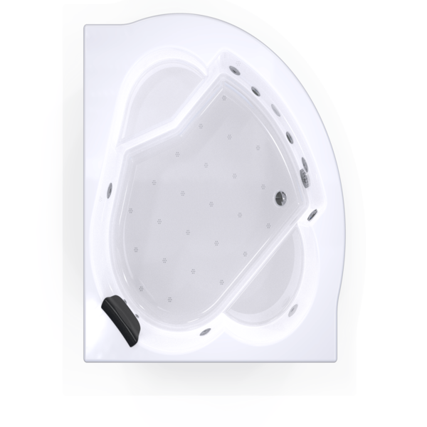 CORNER SINGLE INSET WHIRLPOOL BATHTUB 1