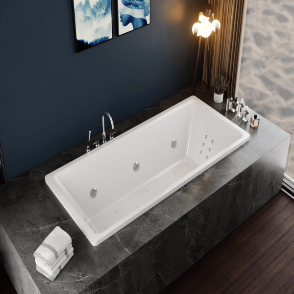 CULTURE SINGLE INSET WHIRLPOOL BATHTUB 2