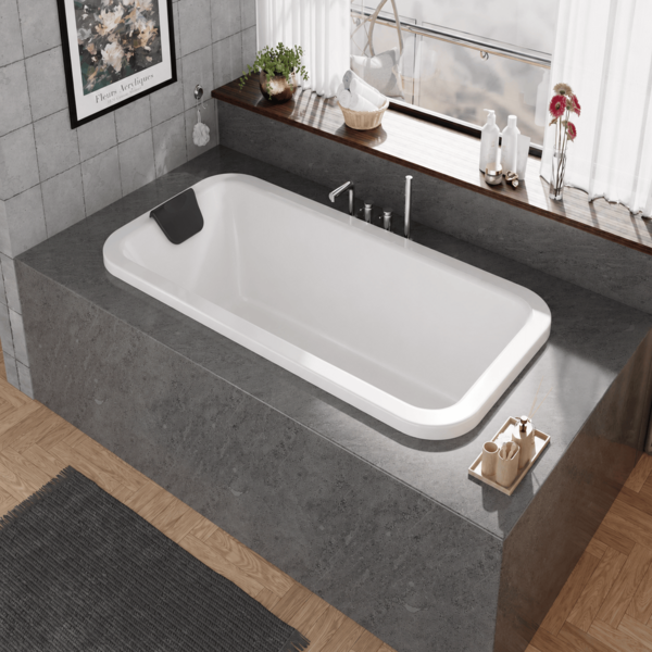FABULOUS WHIRLPOOL BATHTUB
SIZE: 1800*900*470 MM
A MODERN WHIRLPOOL SYSTEM DESIGNED FOR A RELAXING AND THERAPEUTIC EXPERIENCE, FEATURING WHIRLPOOL MASSAGE JETS, WHIRLPOOL MOTOR, AIR INVISIBLE BUBBLE SPA, AIR BLOWER, P TRAP, HEADREST, CONTROL SYSTEM, FOOT JETS, CLICK CLACK, CHROMOTHERAPY LIGHTS, BACK JETS, AND AIR & HYDRO THERAPY.
