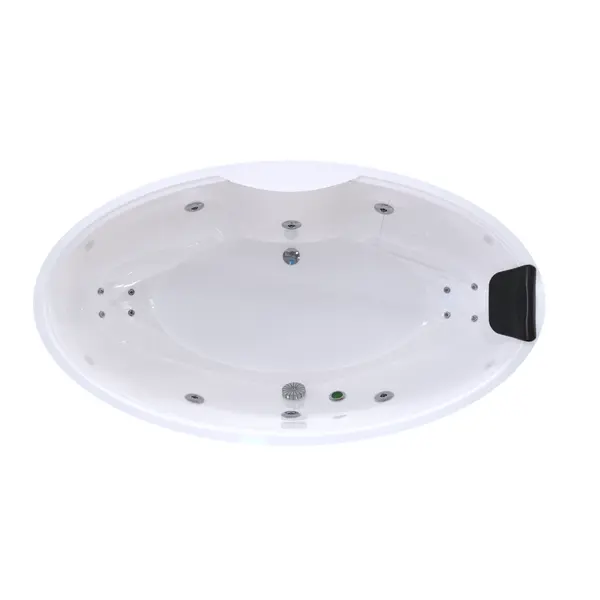 OVAL LEDGE FREESTANDING WHIRLPOOL BATHTUB 2