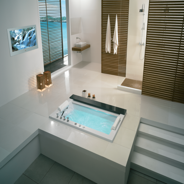 WATERFALL WHIRLPOOL BATHTUB SIZE: 1900*1200*800 ±10 MM
A LUXURIOUS WHIRLPOOL MASSAGE SYSTEM DESIGNED FOR ULTIMATE RELAXATION AND THERAPEUTIC COMFORT, FEATURING WHIRLPOOL MASSAGE JETS, WHIRLPOOL MOTOR, P TRAP, HEADREST, BACK JETS, CONTROL SYSTEM, FOOT JETS, CLICK CLACK MECHANISM, CHROMOTHERAPY LIGHTS, AND HYDRO THERAPY.